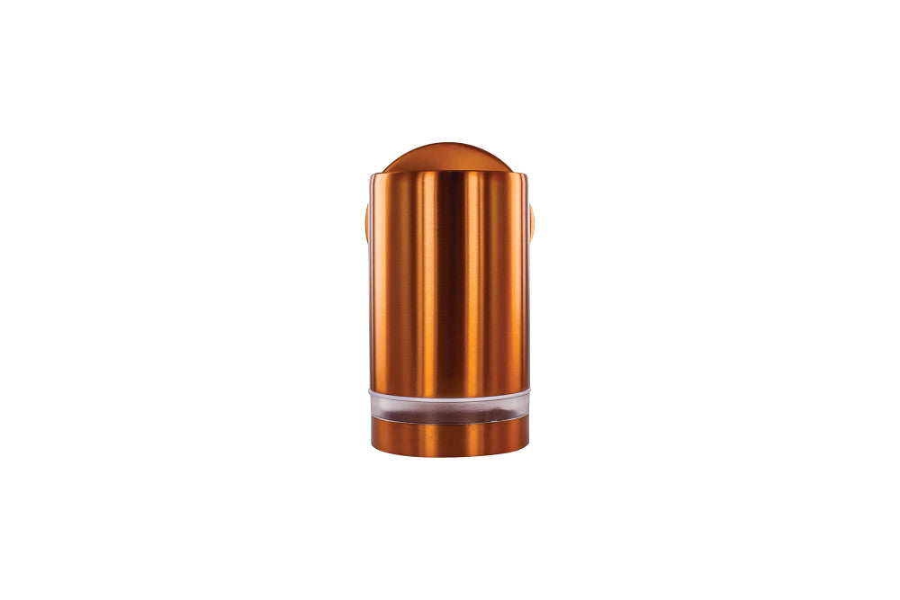 OUTDOOR STAINLESS STEEL DOWN WALL LIGHT IP65 1xGU10 COPPER