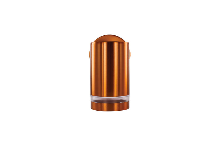 OUTDOOR STAINLESS STEEL DOWN WALL LIGHT IP65 1xGU10 COPPER