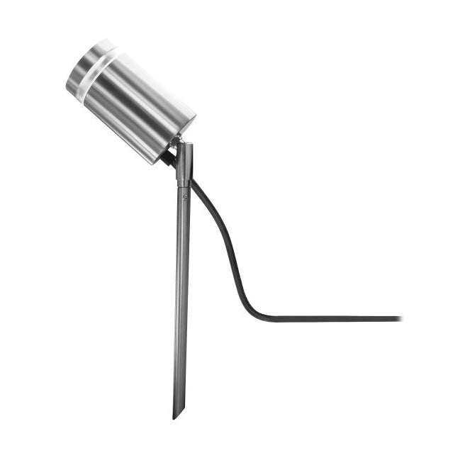 OUTDOOR STAINLESS STEEL SPIKE SPOTLIGHT IP65 1xGU10 STEEL