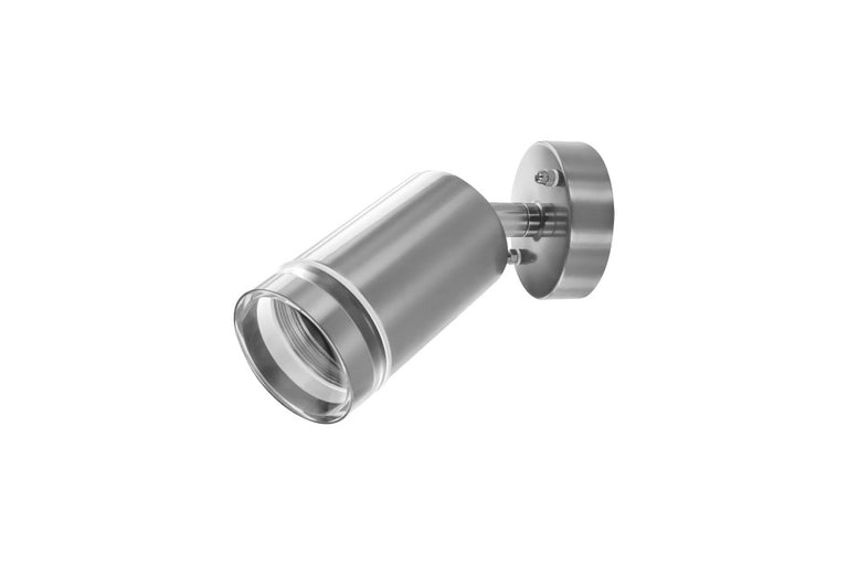 OUTDOOR STAINLESS STEEL ADJUSTABLE WALL SPOTLIGHT LIGHT IP65 1xGU10 STEEL