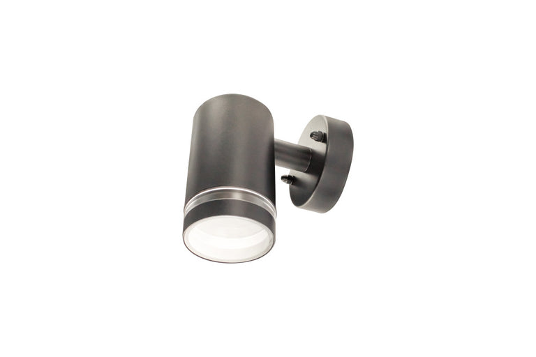 OUTDOOR STAINLESS STEEL DOWN WALL LIGHT IP65 1xGU10 ANTHRACITE GREY