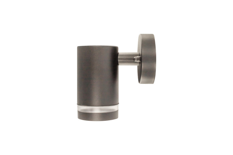 OUTDOOR STAINLESS STEEL DOWN WALL LIGHT IP65 1xGU10 ANTHRACITE GREY