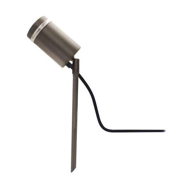 OUTDOOR STAINLESS STEEL SPIKE SPOTLIGHT IP65 1xGU10 ANTHRACITE GREY