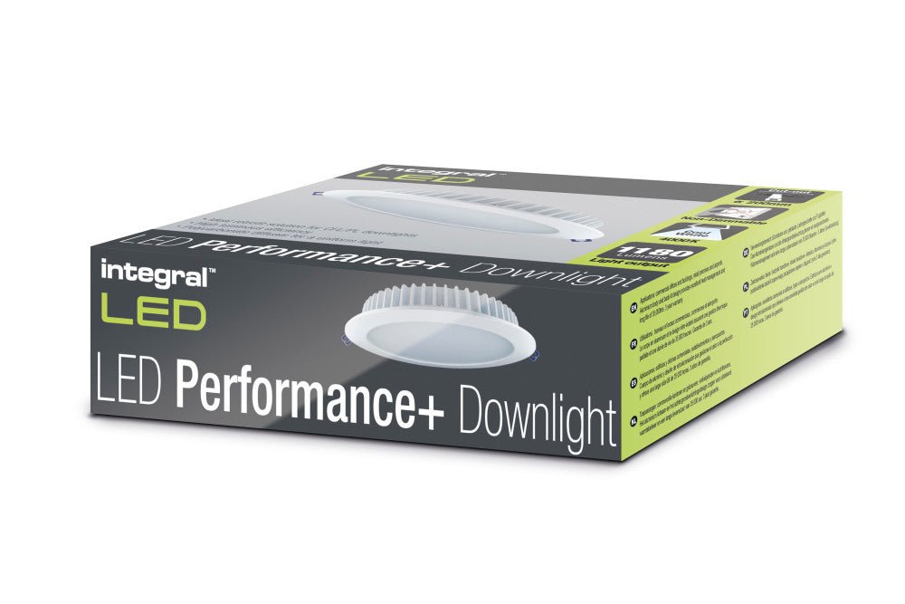 PERFORMANCE+ DOWNLIGHT 200MM CUTOUT IP54 1180LM 12W 4000K NON-DIMM 98LM/W WHITE