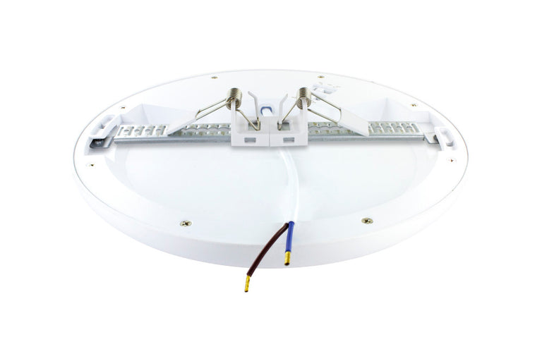 MULTI-FIT PLUS DOWNLIGHT 65-205MM CUTOUT 950-1700LM 10W 15W 18W 3000K/4000K/6500K NON-DIMM 100LM/W WHITE TPb DIFFUSER