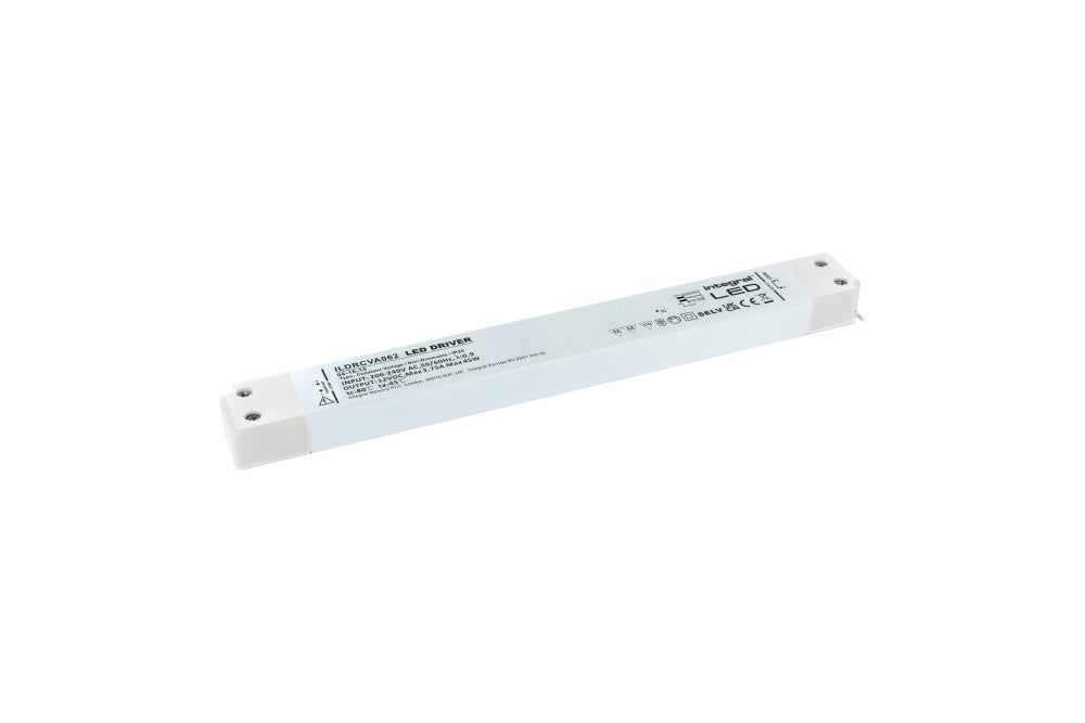 CONSTANT VOLTAGE LONG & SLIM DRIVER 45W 12VDC IP20 NON-DIMM 200-240V INPUT