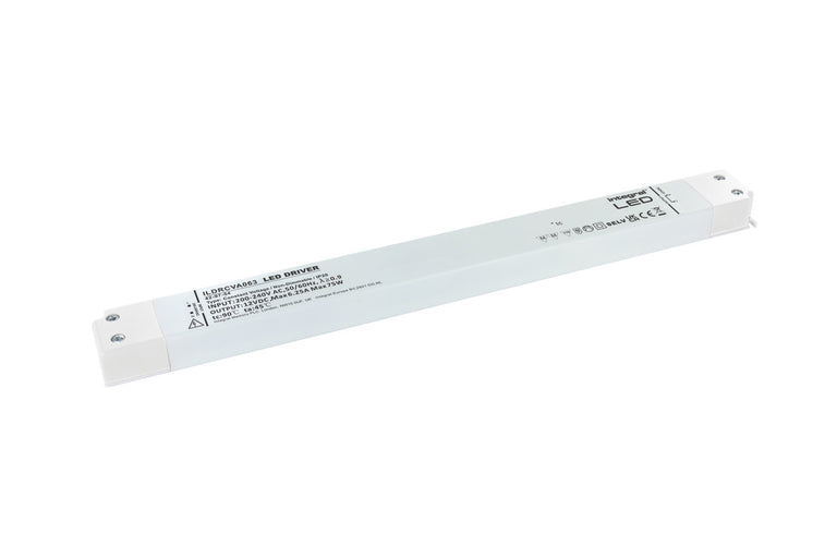 CONSTANT VOLTAGE LONG & SLIM DRIVER 75W 12VDC IP20 NON-DIMM 200-240V INPUT