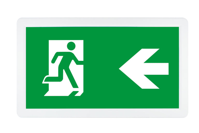 SLIMLINE 2 EMERGENCY LEGEND LEFT ARROW for ILEMES008