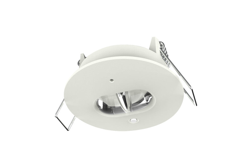 EMERGENCY COMPACT DOWNLIGHT 1W 120LM 3HR NON-MAINTAINED 38MM CUTOUT 4000K CORRIDOR SELF TEST INTEGRAL LED