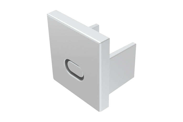 PROFILE ENDCAP FOR ILPFR175, ILPFR176 (DUAL PURPOSE WITH/WITHOUT CABLE ENTRY)