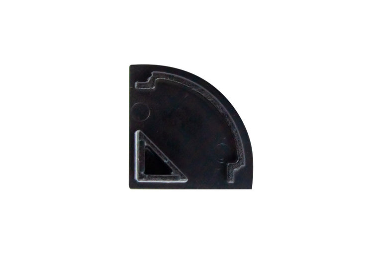 PROFILE ENDCAP WITHOUT CABLE ENTRY BLACK FINISH FOR ILPFC046B AND ILPFC047B