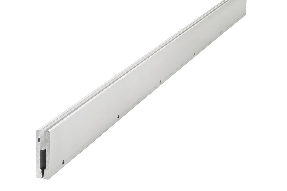 PROFILE ALUMINIUM RECESSED 1M FROSTED DIFFUSER 6.1 X 25MM INCLUDE 2 ENDCAPS AND 11 SCREWS