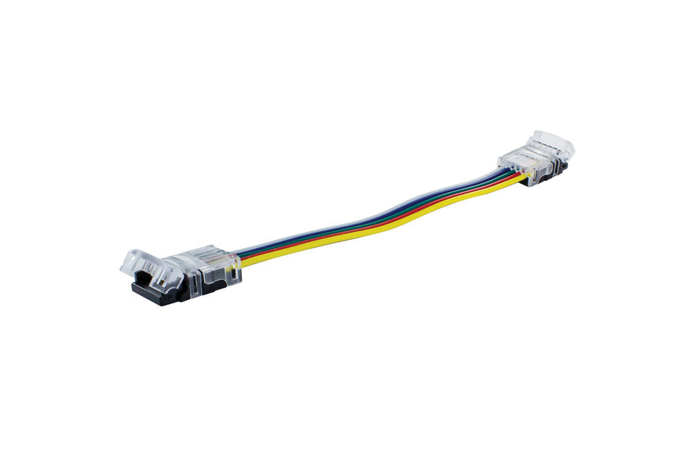 2-WAY CONNECTOR 150MM WIRE 5PACK FOR IP33/IP20 12MM WIDTH RGBW STRIP
