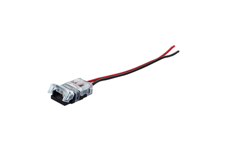 CONNECTOR TO 150MM WIRE 5PACK FOR IP20 8MM WIDTH STRIP