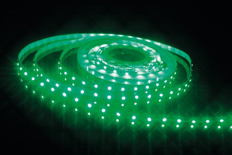 STRIP IP33 5M GREEN 12V 6W/M 60LEDS/M 8MM WIDTH 115 BEAM BOX PACK