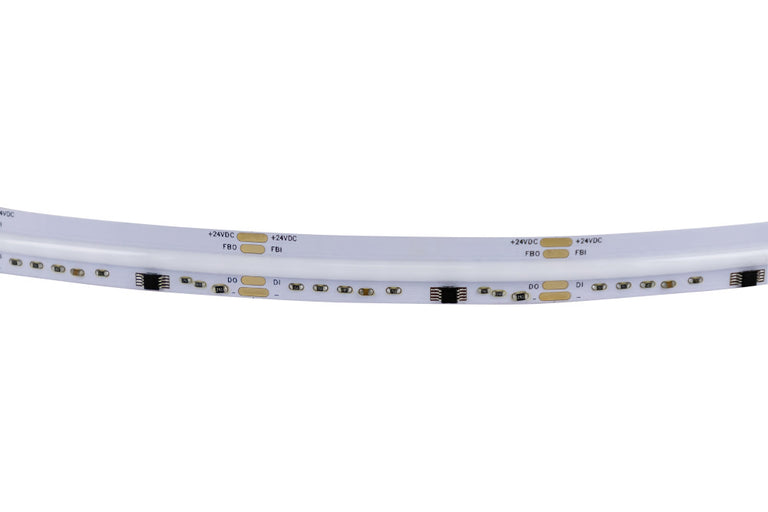 COB HIGH UNIFORMITY PRO STRIP IP20 5M PACK RGB DIGITAL 24V 22W/M 720LED/M 12MM WIDTH BUILT-IN  STEEL LINING -(Recommended driver ILDRCVA060)