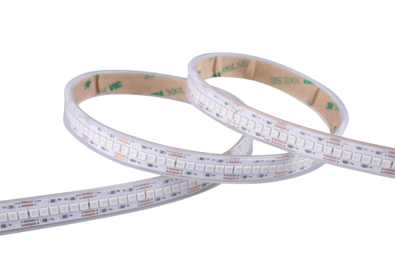 SPOTLESS 5M RGB LED STRIP IP65 24V 14.4W/M 240 LED’S/M 14MM WIDTH 120 BEAM BAG PACK -(Recommended Driver ILDRCVA048 or IP67 Driver available)