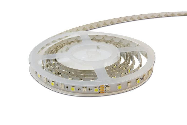 STRIP IP33 5M RGB+W 7000K 24V 12W/M 72LED/M 12MM WIDTH 115 BEAM BAG PACK -(Recommended Driver ILDRCVA047)