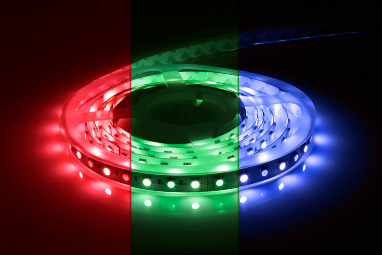 STRIP IP33 5M RGB+W 7000K 24V 12W/M 72LED/M 12MM WIDTH 115 BEAM BAG PACK -(Recommended Driver ILDRCVA047)