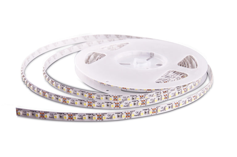 STRIP IP33 5M 6500K 12V 8W/M 680LM/M 120LED/M 8MM WIDTH 115 BEAM BAG PACK - (Recommended Driver ILDRCVA043)