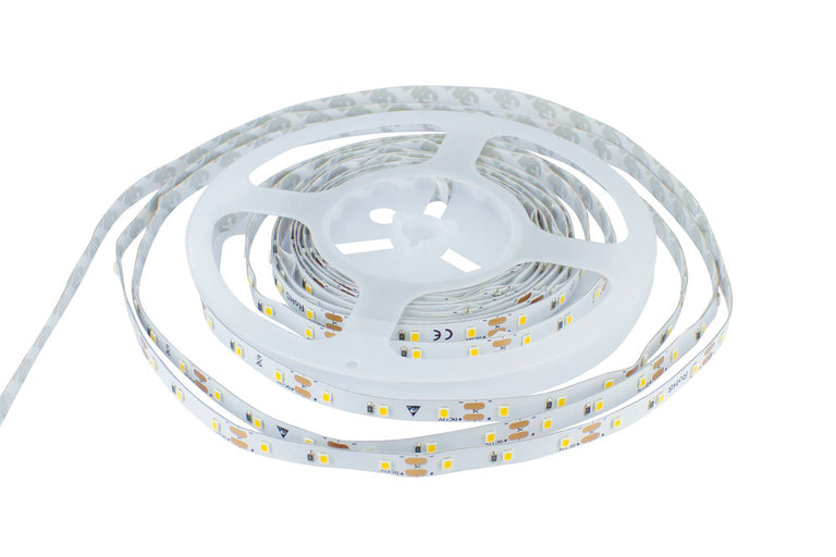 STRIP IP20 5M 4000K 12V 4.5W/M 500LM/M 60LED/M 8MM WIDTH 115 BEAM CRI90 BAG PACK - (Recommended Driver ILDRCVA061)