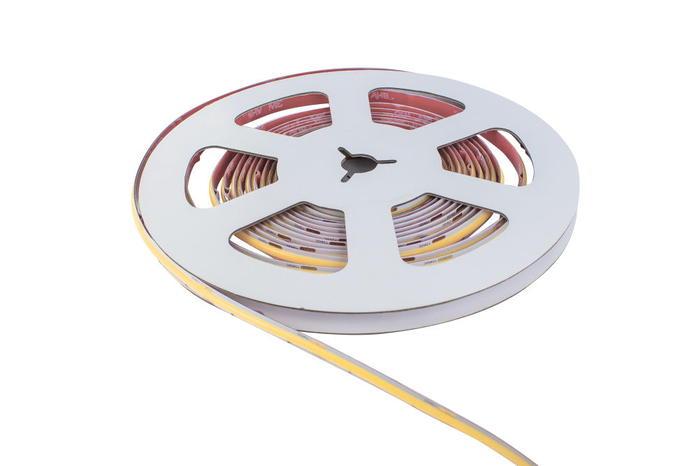 COB HIGH UNIFORMITY+ STRIP IP20 5M PACK 4000K 24V 10W/M 1156LM/M CRI80 480LED/M 8MM WIDTH 115 BEAM -(Recommended driver ILDRCVA047)
