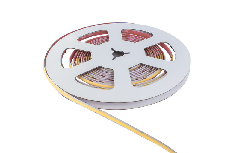 COB HIGH UNIFORMITY+ STRIP IP20 5M PACK 4000K 24V 10W/M 1156LM/M CRI80 480LED/M 8MM WIDTH 115 BEAM -(Recommended driver ILDRCVA047)