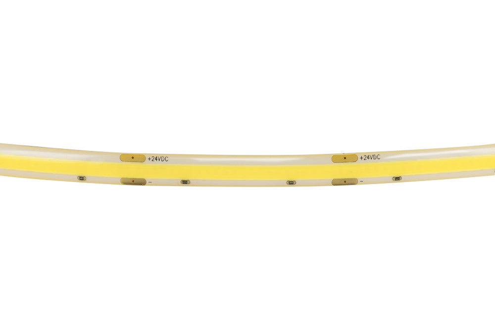 COB HIGH UNIFORMITY+ STRIP IP65 5M PACK 6500K 24V 10W/M 1146LM/M CRI80 480LED/M 8MM WIDTH 115 BEAM -(Recommended driver ILDRCVA047 or IP67 available)