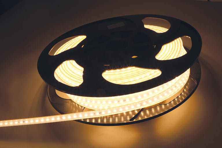 ULTRA LONG STRIP IP67 50MTR 3000K 48V 5.6W/M 650LM/M 84LED/M 14MM WIDTH 120 BEAM BOX PACK -(Recommended Driver HLG-480H-48A)