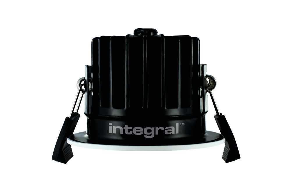 LOW-PROFILE FIRE RATED DOWNLIGHT 70-75MM CUTOUT IP65 520LM 6W 4000K 38 BEAM NON-DIMM 86LM/W WHITE