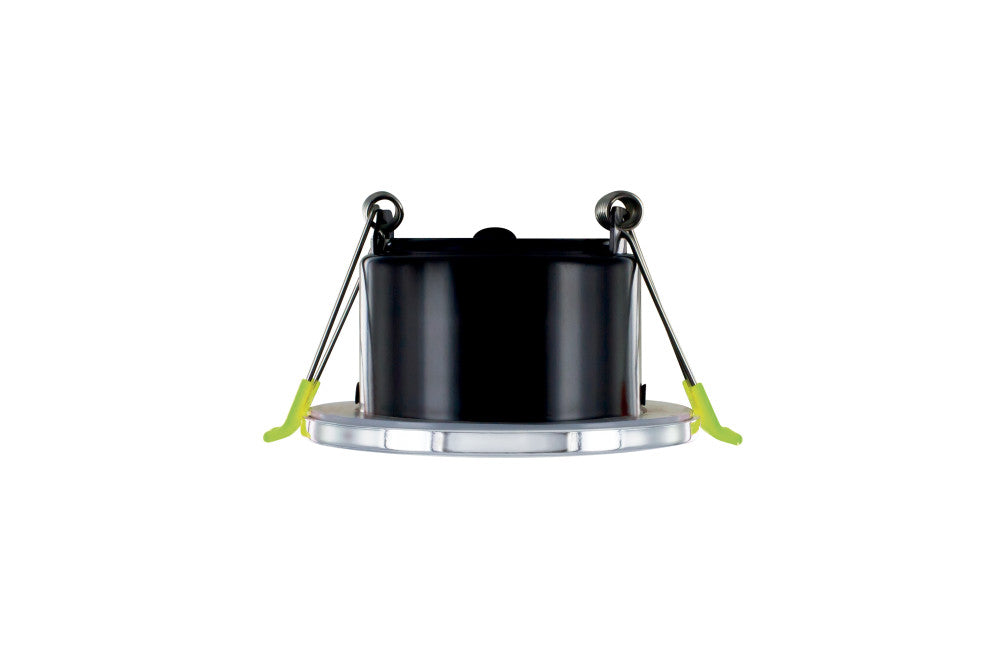 J-SERIES LOW-PROFILE FIRE RATED DOWNLIGHT 68MM CUTOUT IP65 600LM 6W 4000K 38 BEAM DIMMABLE 100LM/W POLISHED CHROME