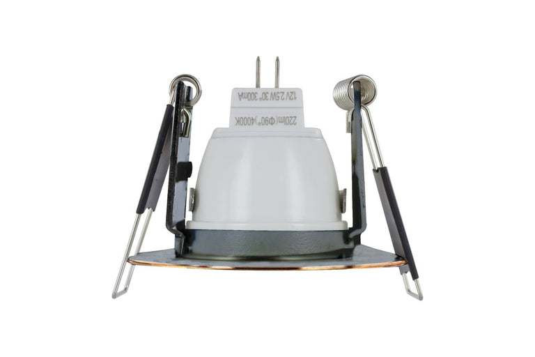 EVOFIRE MINI FIRE RATED DOWNLIGHT 45MM CUTOUT IP65 COPPER ROUND *NO LAMP HOLDER*