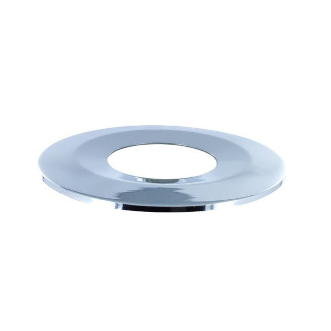 LOW-PROFILE FIRE RATED DOWNLIGHT POLISHED CHROME BEZEL
